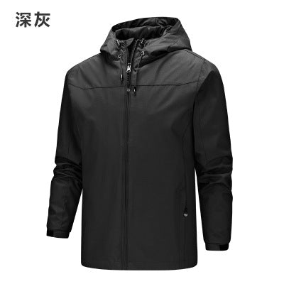 Men's ultralight ripstop hooded jacket with wind and water-repellent membrane Mune Fashion