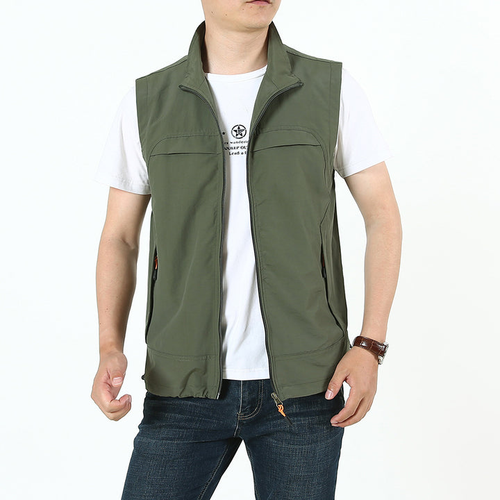 Men's Sleeveless Field Utility Vest Mune Fashion