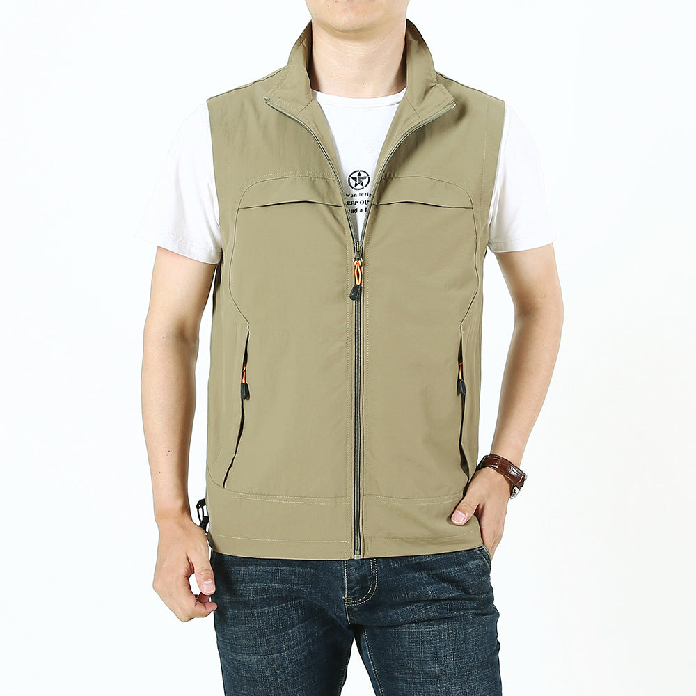 Men's Sleeveless Field Utility Vest Mune Fashion