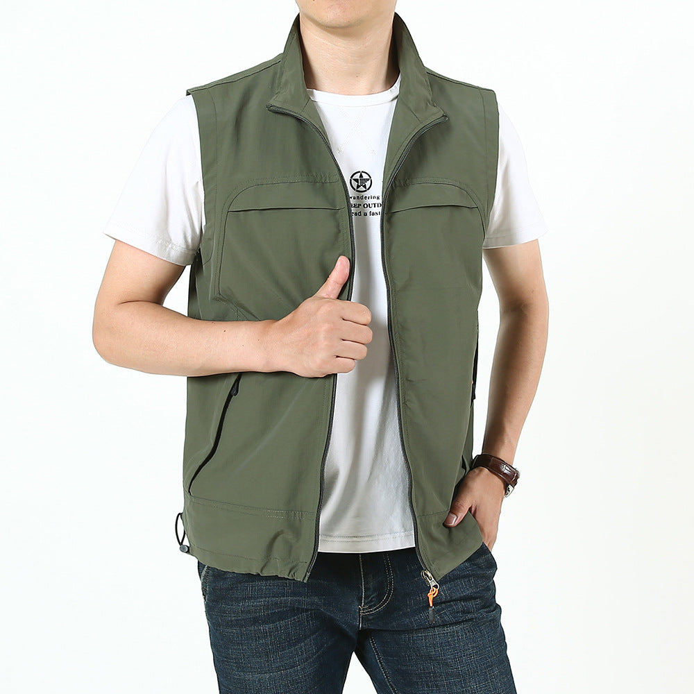 Men's Sleeveless Field Utility Vest Mune Fashion