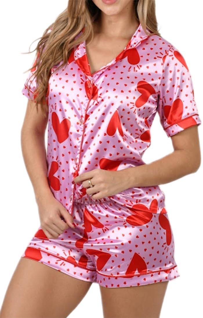 Women's Christmas-themed Pajamas, Long Sleeve, Set