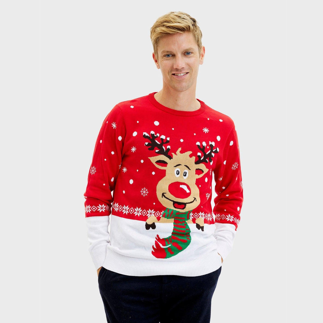 Mune | Rudolf's Christmas Sweater Red Men's