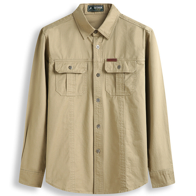 Men's Robust Shirt Jacket with Practical Pockets Mune Fashion