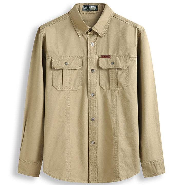 Men's Robust Shirt Jacket with Practical Pockets Mune Fashion