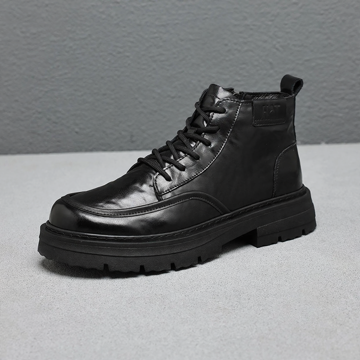 Men's Martin boots, lined, platform sole