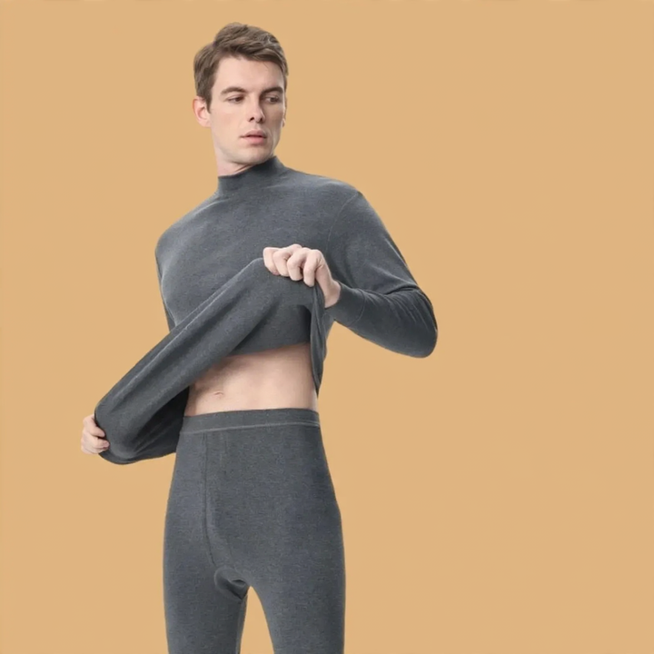 Men's thermal underwear set made of cotton