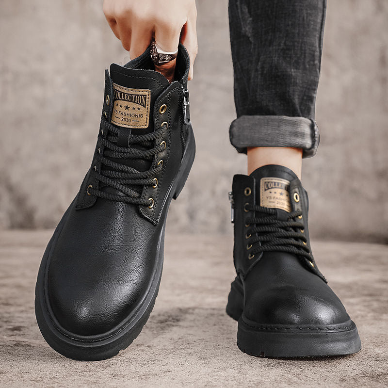 Men's casual style boots, breathable