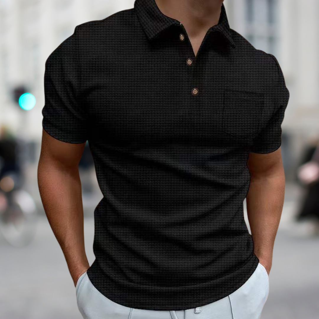 Blazej structured summer polo shirt