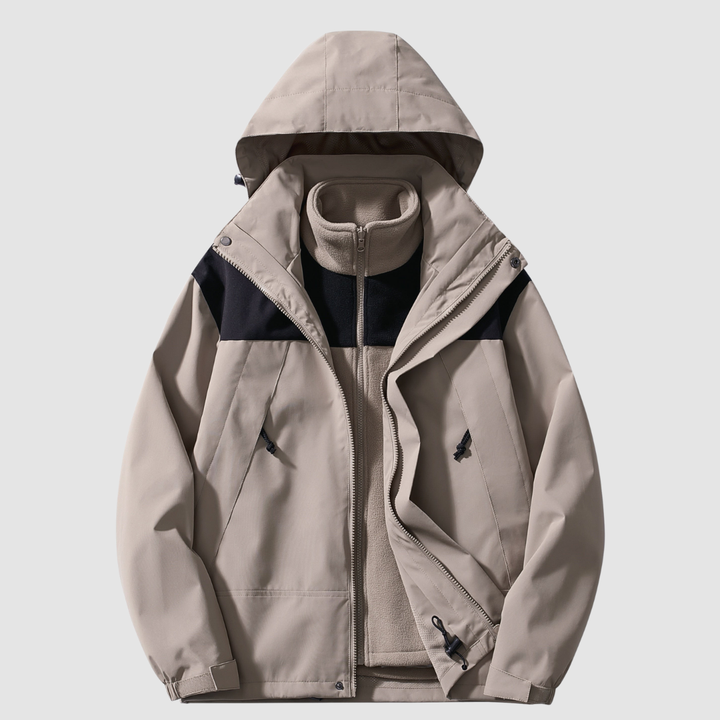 3-in-1 Fleece Winter Jacket Comfort