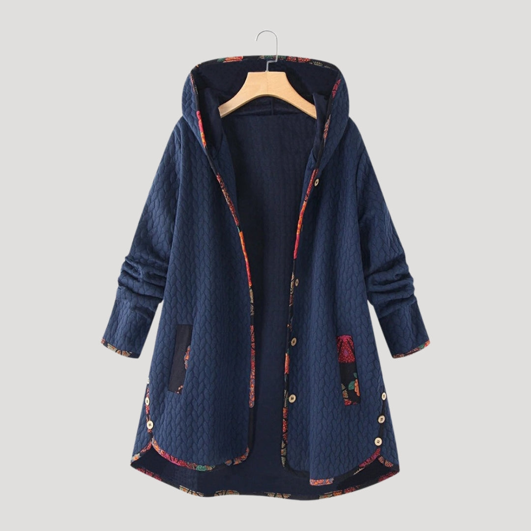 Mune | Women's Winter Coat Fleece Hooded Long Jacket