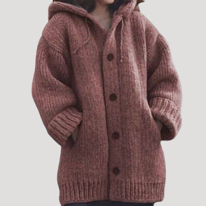 Mune | Women's chunky knitted wool winter coat