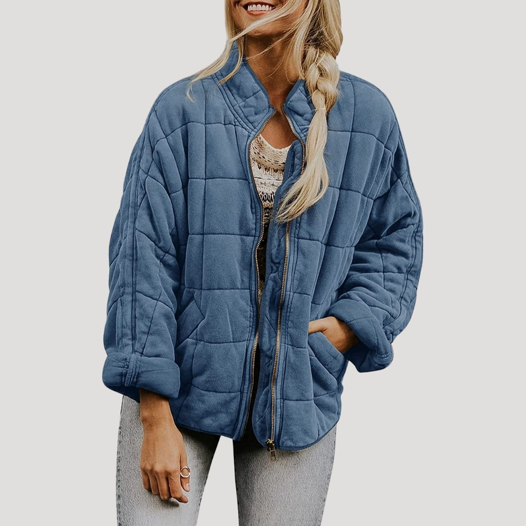 Mune | Women's padded oversized zipper puffer jacket