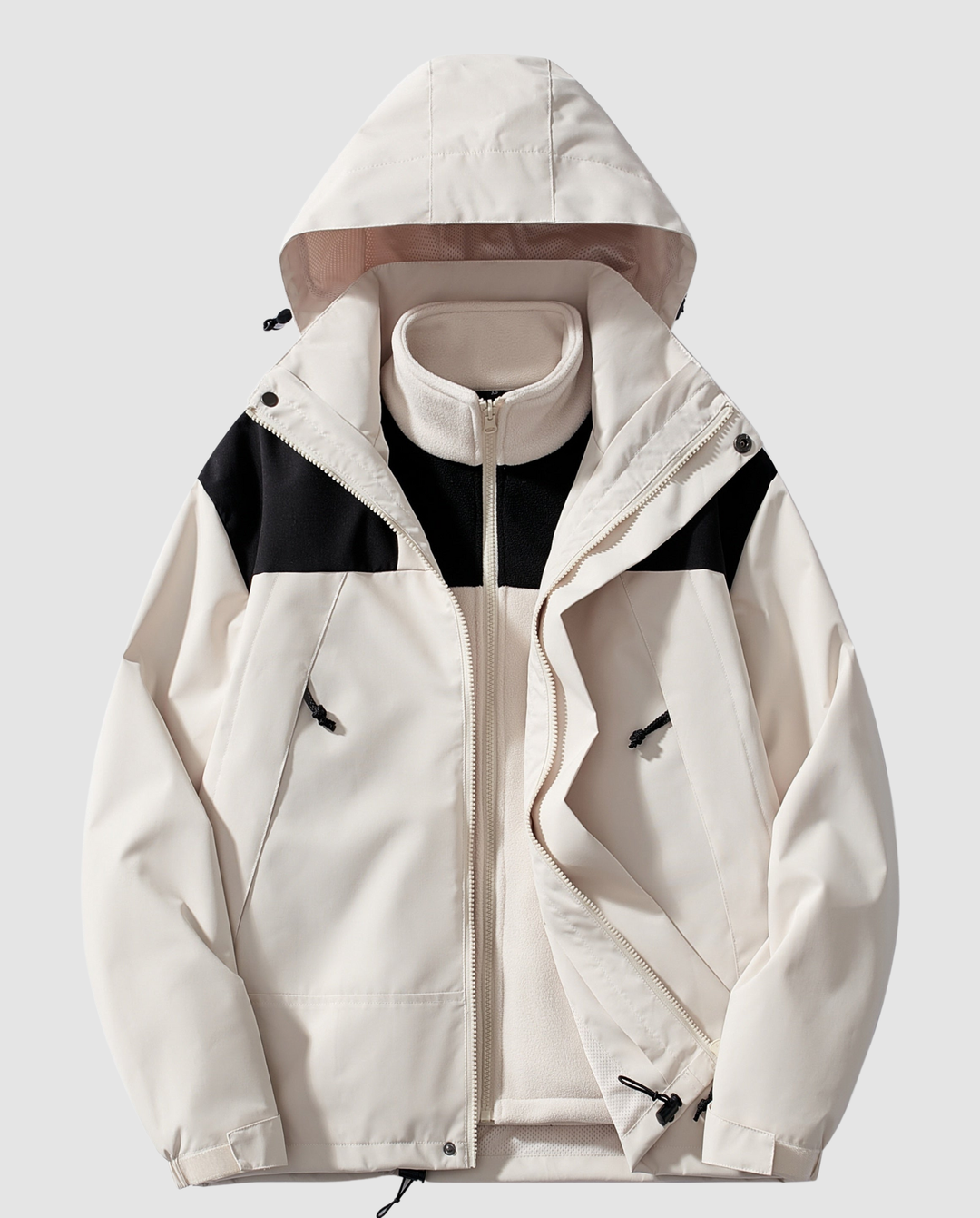 Warm women's winter jacket fleece