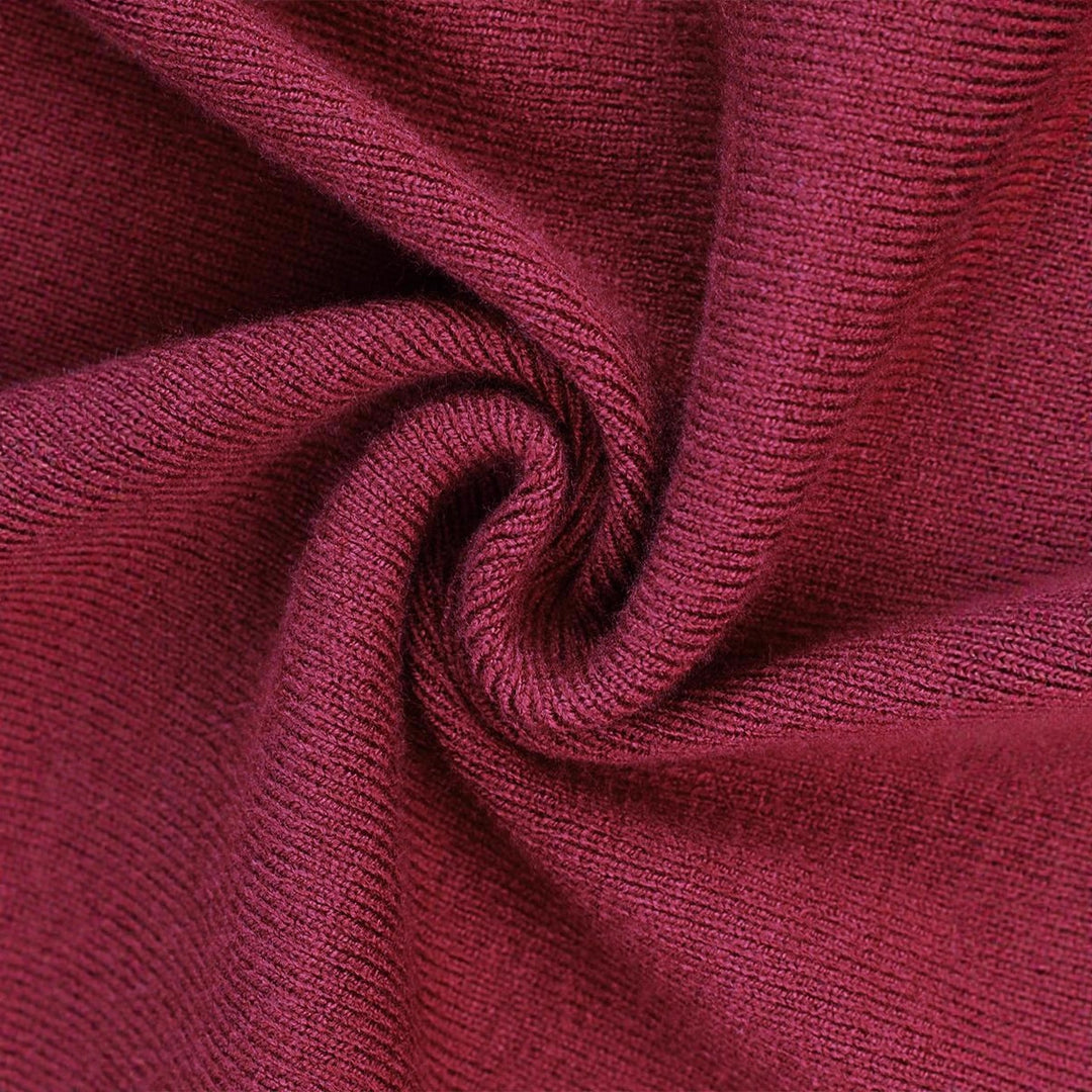 Women's turtleneck sweater, knitted, solid color