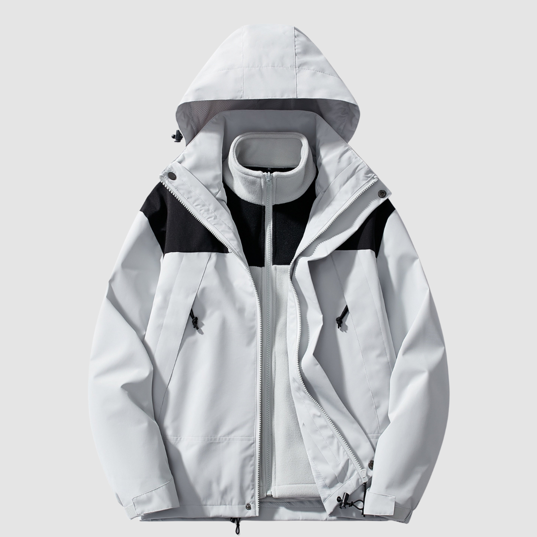 3-in-1 Fleece Winter Jacket Comfort