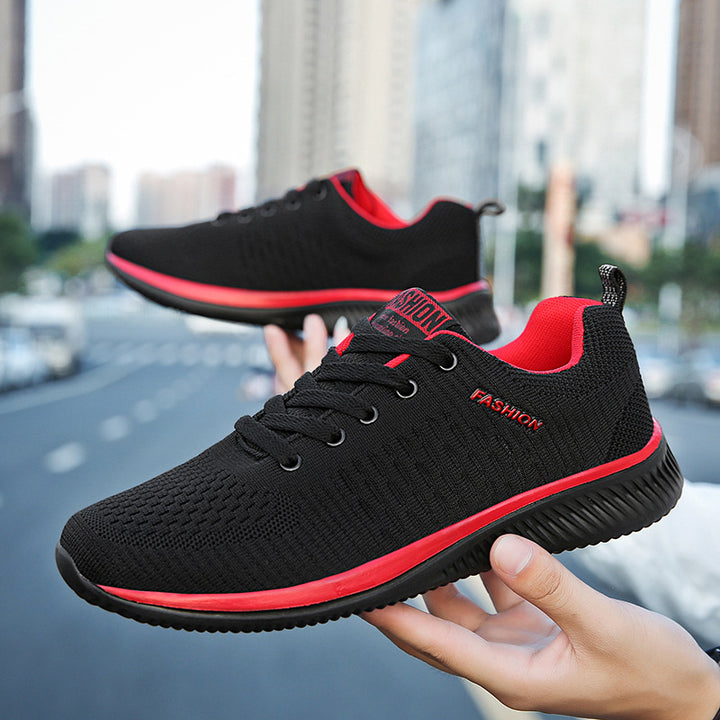 Unisex nan seamless knit leisure shoe with padded inner collar, pull tab and profiled rubber sole Mune Fashion