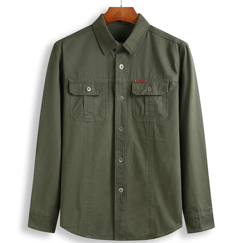 Men's Robust Shirt Jacket with Practical Pockets Mune Fashion