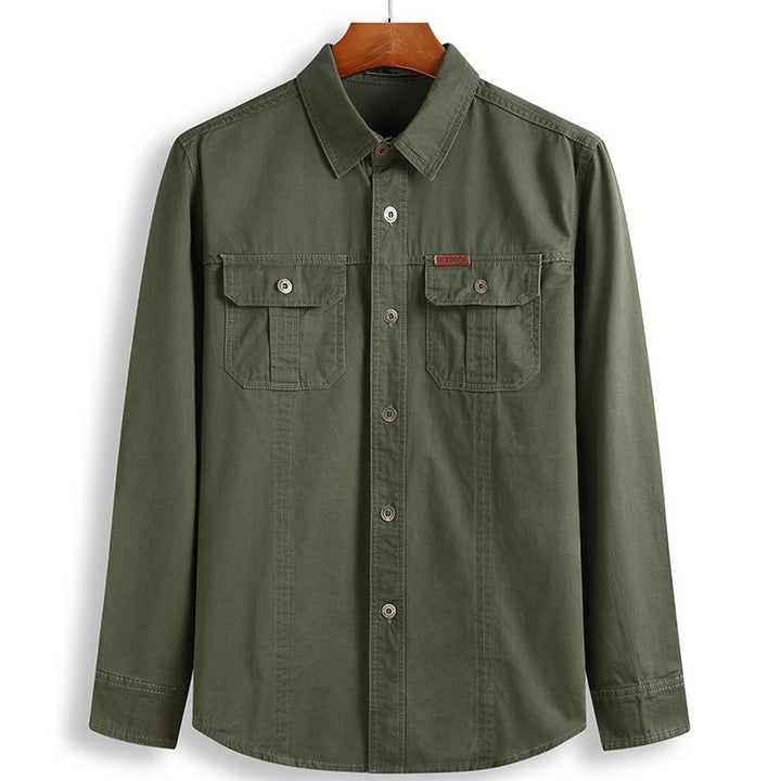 Men's Robust Shirt Jacket with Practical Pockets Mune Fashion