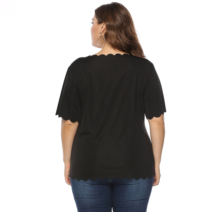 Women's T-Shirt with leopard print and glitter stone details Mune Fashion