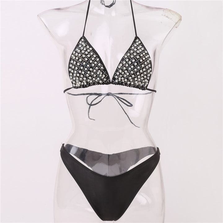 Ladies Glamorous Rhinestone Bikini Mune Fashion