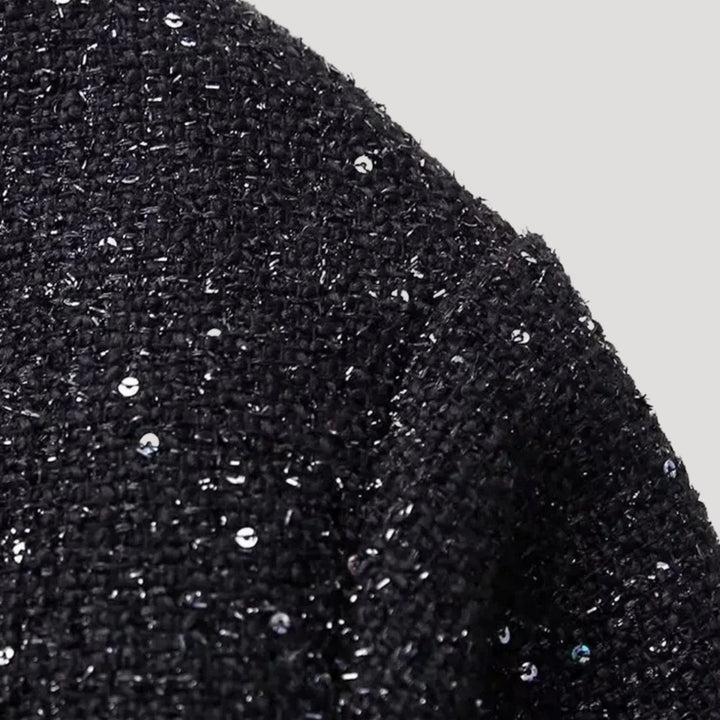 Mune | Women's Sequin Bomber Jacket – Tweed Style