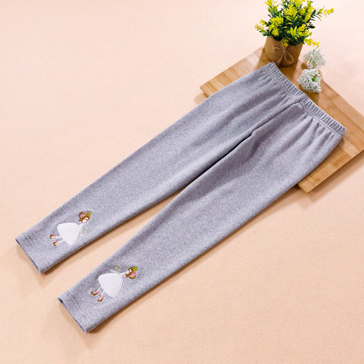 Girls leggings with colorful appliqué design Mune Fashion