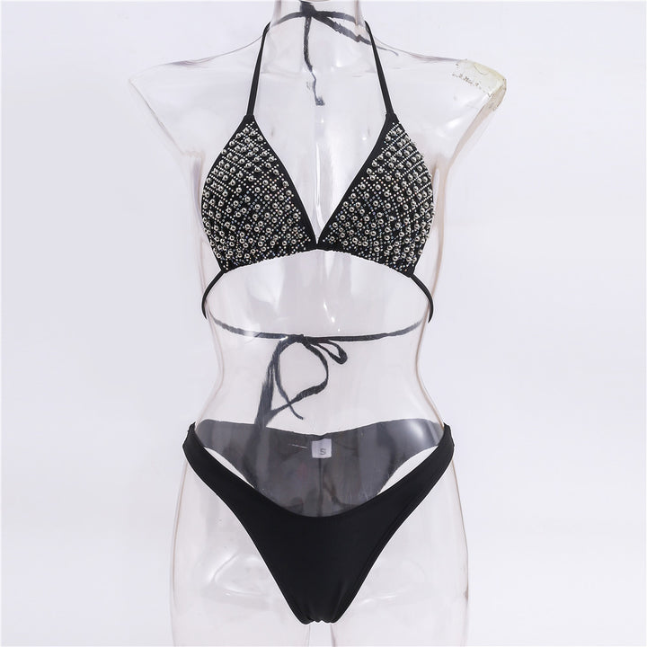 Ladies Glamorous Rhinestone Bikini Mune Fashion