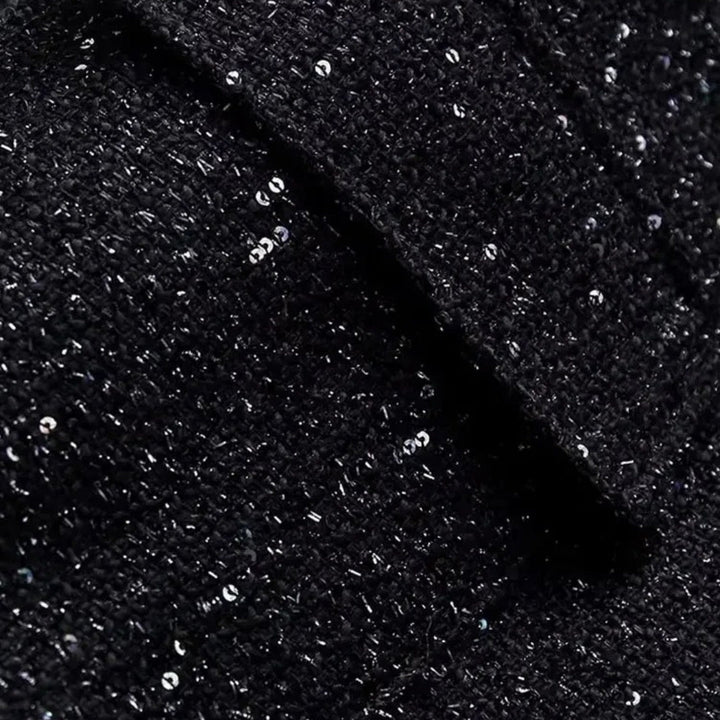 Mune | Women's Sequin Bomber Jacket – Tweed Style
