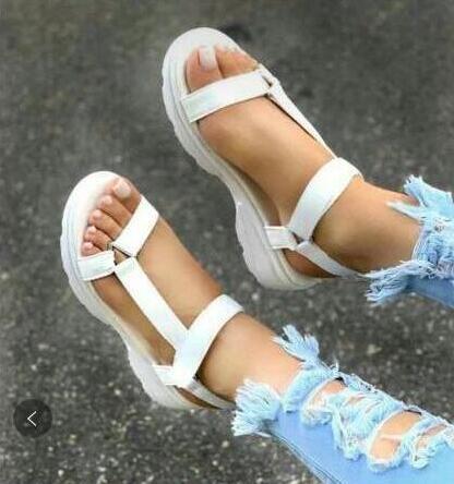 Women's sporty platform sandals with adjustable straps Mune Fashion