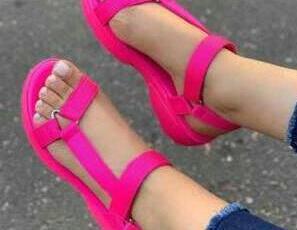 Women's sporty platform sandals with adjustable straps Mune Fashion