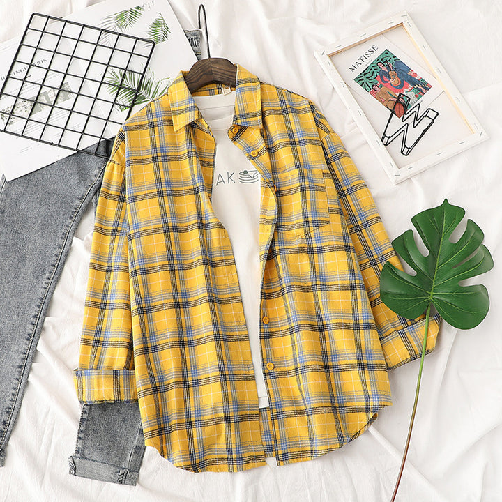 Unisex nan checkered flannel shirt jacket in oversized fit with chest pocket Mune Fashion