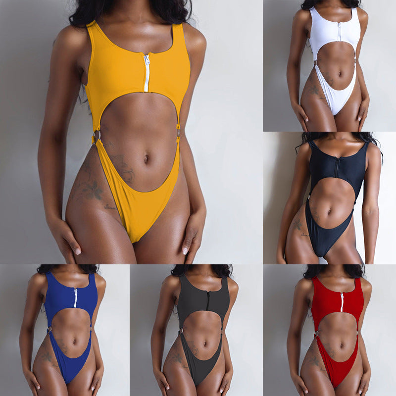 Women sexy Cut-Out swimsuit Mune Fashion