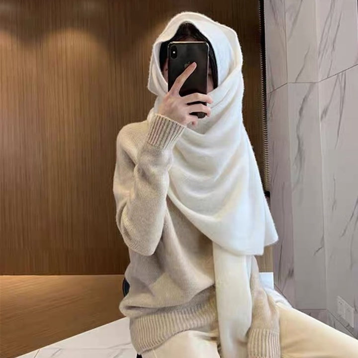 Wool scarf, 180x60cm, plain