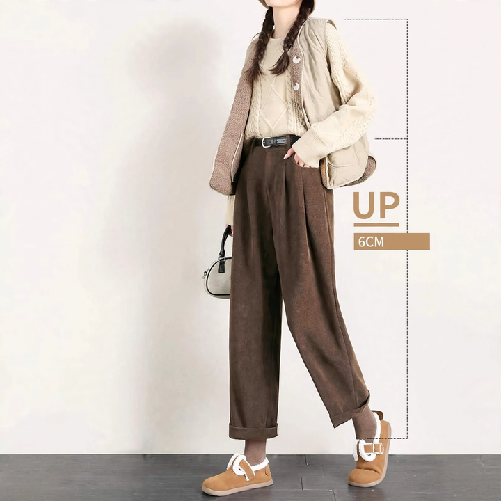 Kord-Harem pants for women, ankle length