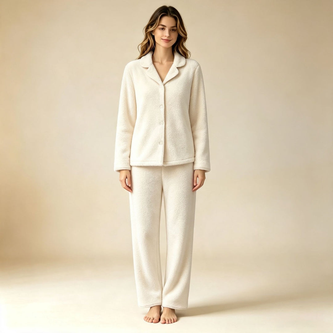 Christmas Pajama Set made of elastic fleece