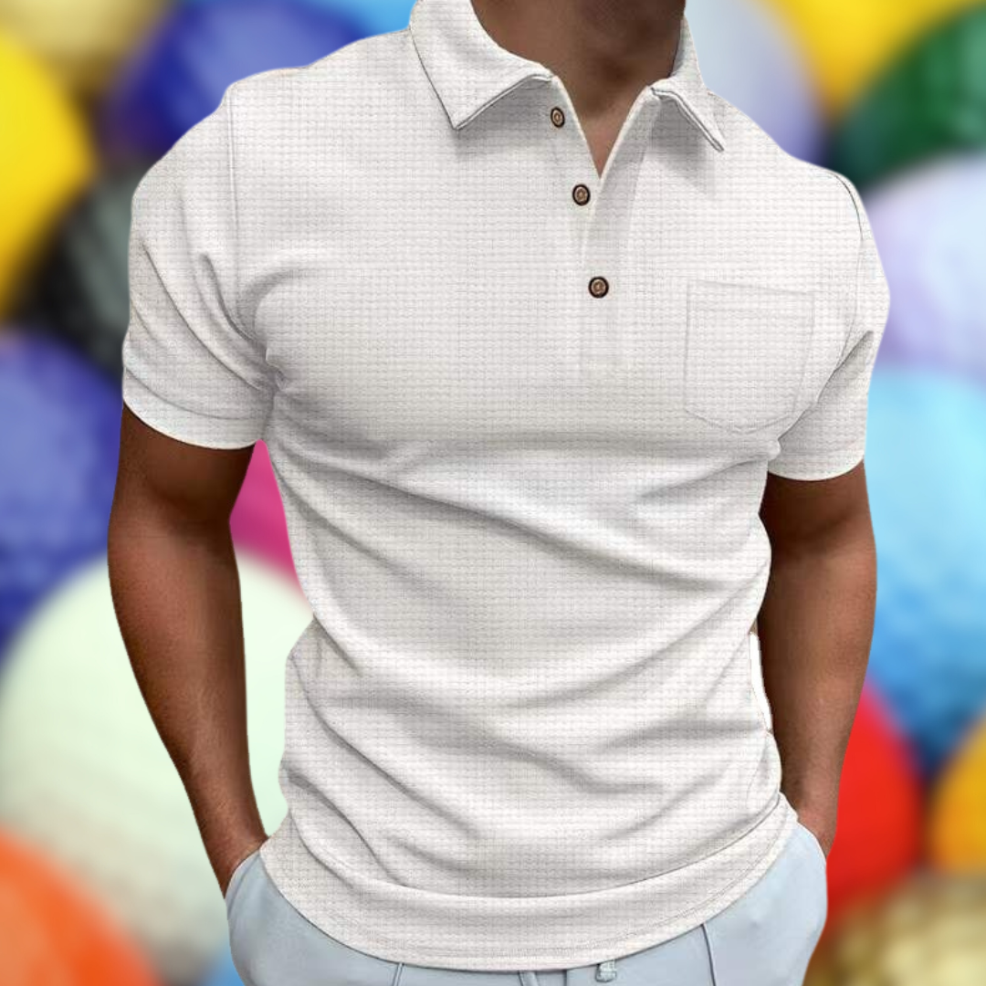 Blazej structured summer polo shirt