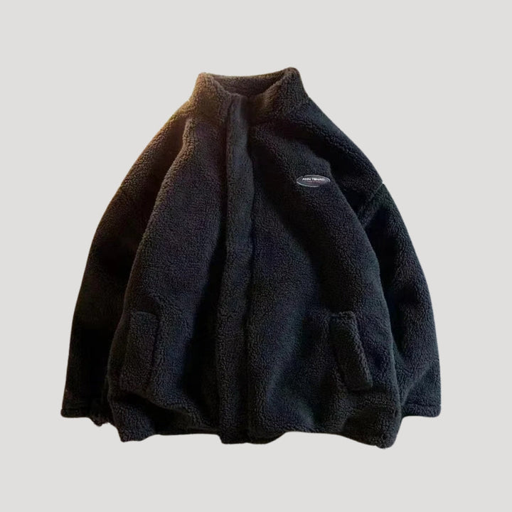 Mune | Women's reversible fleece jacket with heart motif