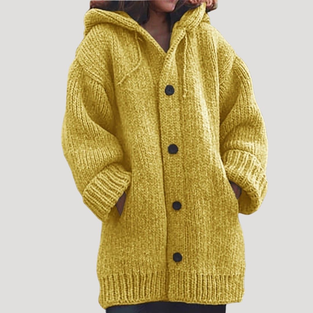 Mune | Women's chunky knitted wool winter coat
