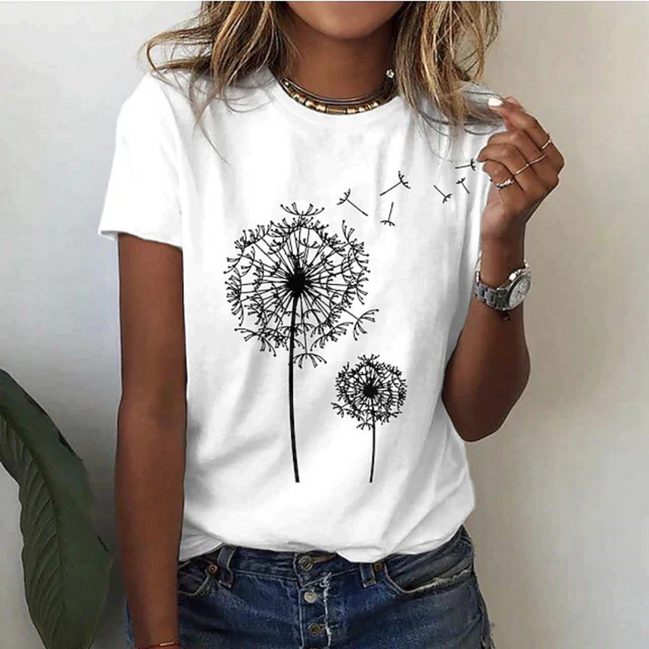 Mune Fashion | T-Shirt with Short Sleeve Printed Casual