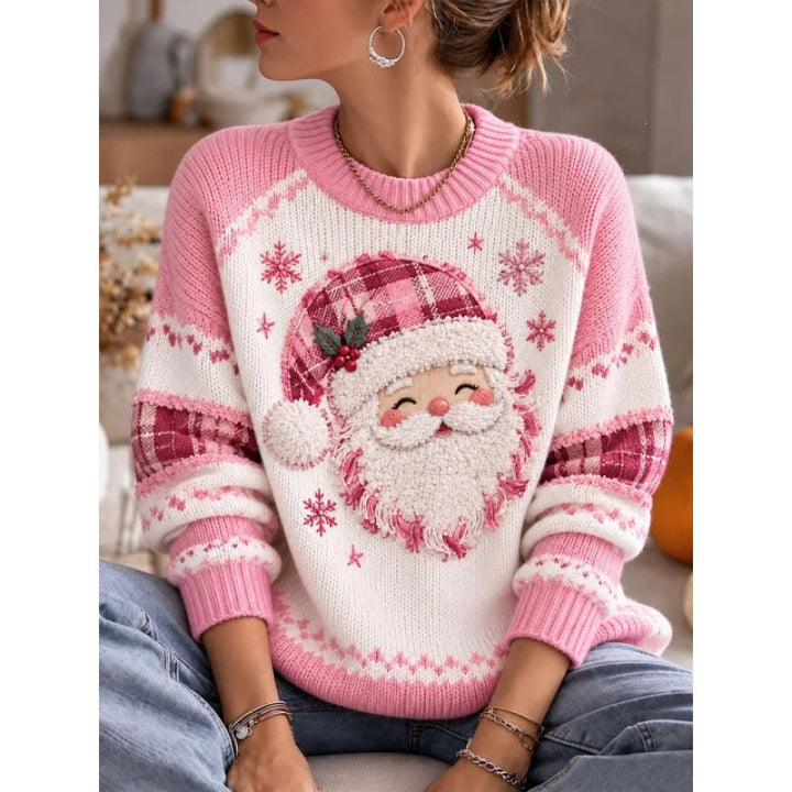 Women’s Christmas sweater with 3D print