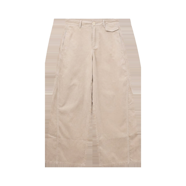 Soft corduroy pants with a brushed surface