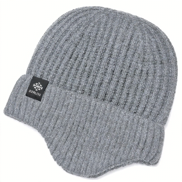 Winter knit hat and scarf set for men