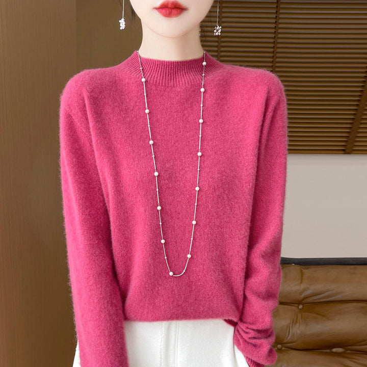 Women's wool sweater, seamless, 100% wool