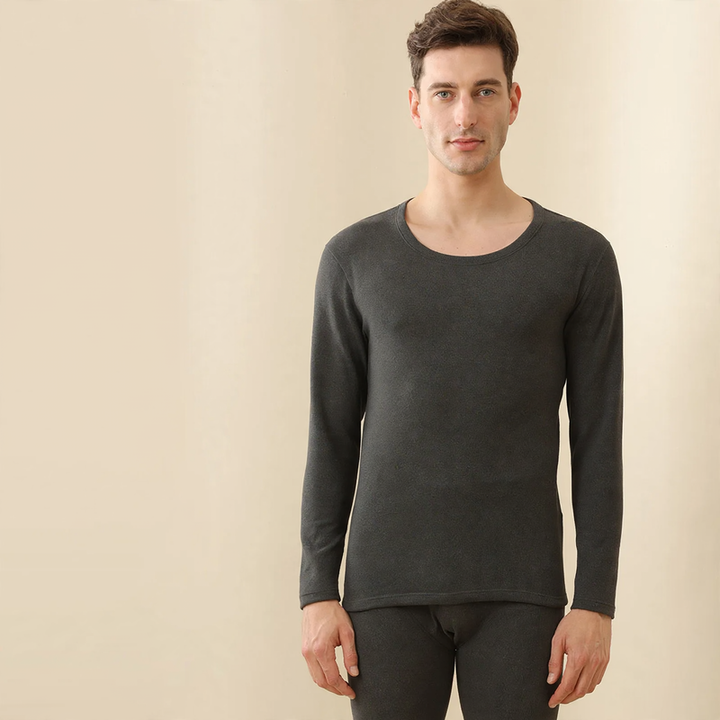 Thermal underwear set made of silk and wool
