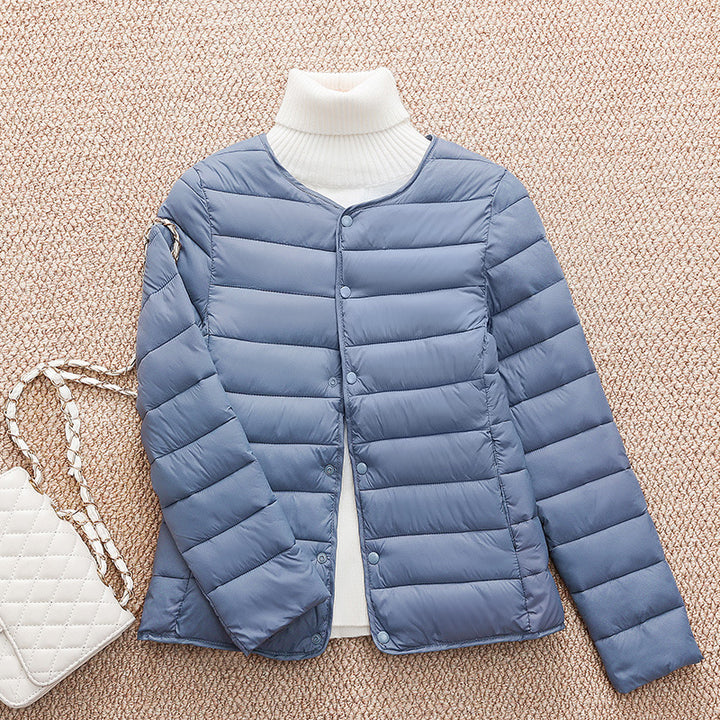 Lightweight, padded women's quilted jacket