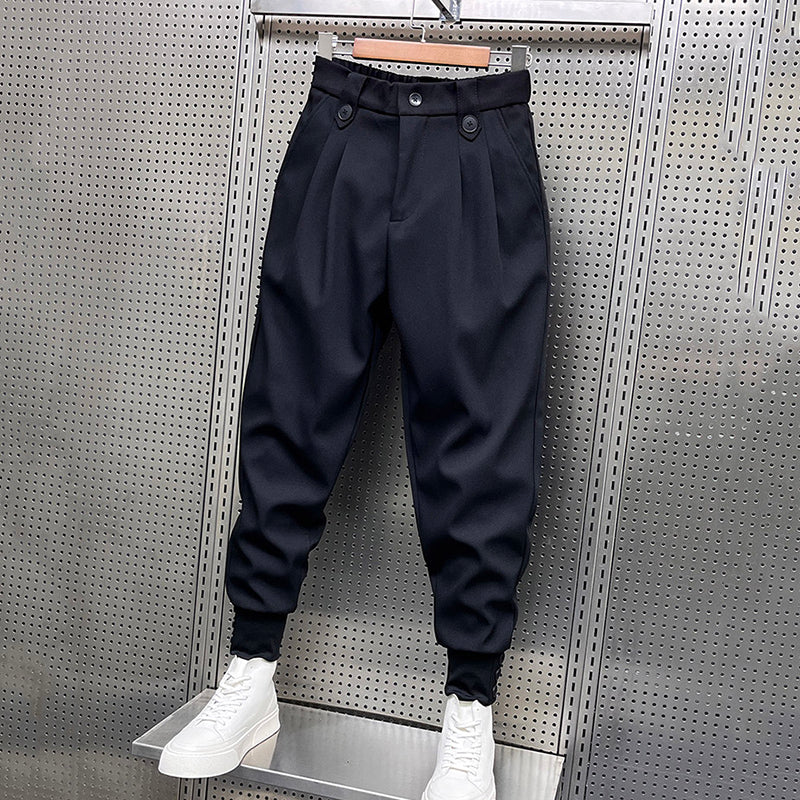Mune Fashion | Black Pleated Harem Pants
