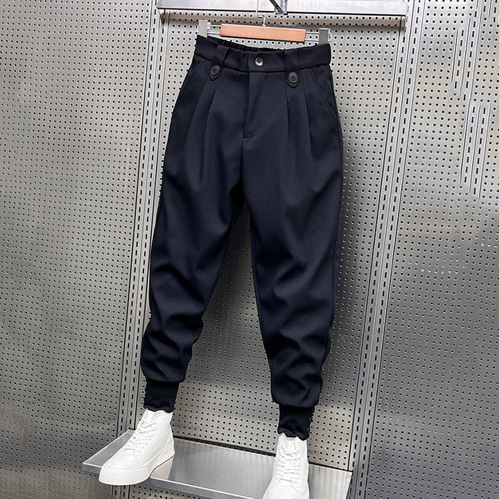 Mune Fashion | Black Pleated Harem Pants