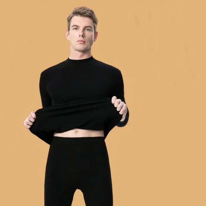 Men's thermal underwear set made of cotton
