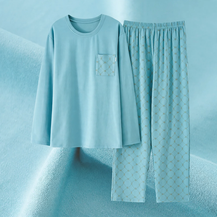 Men's Pyjama Set made of Modal, long-sleeved