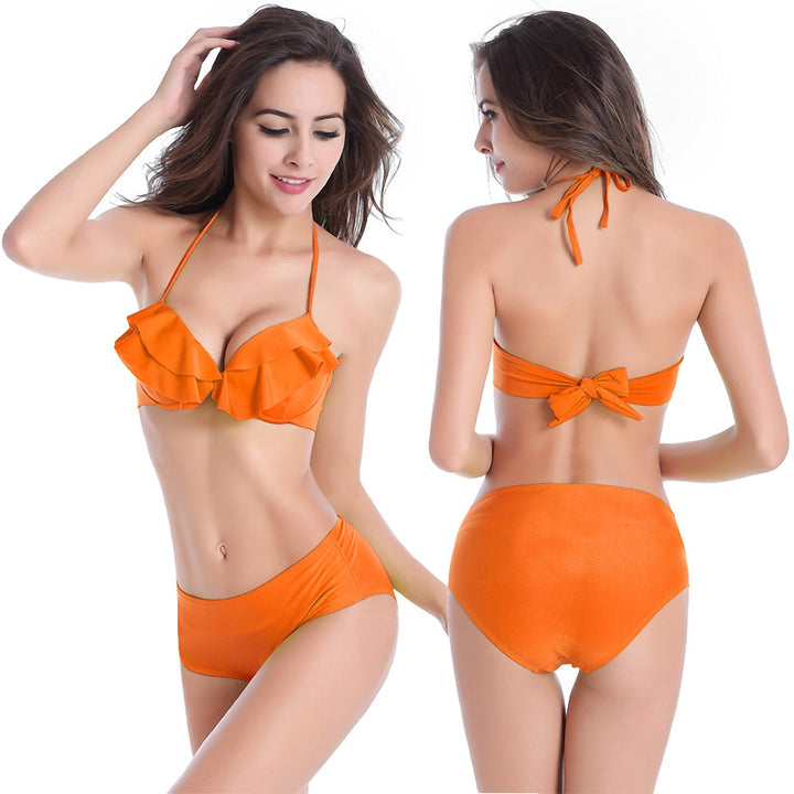 Women's Swimsuit with Ruffles Mune Fashion